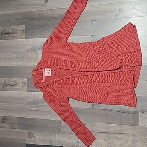 Anthropologie Angel Of The North Crochet Knit Open Cardigan Size Small